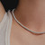 Silver Slinky Necklace, Sterling - By tf, tomfoolery