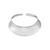 Wide Silver Collar Necklace, Sterling - By tf, tomfoolery
