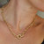 Gold Chain Link Collar Necklace, Alice Clarke, tomfoolery