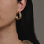Large London Plane Hoops, Issy White, tomfoolery