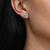 Silver Apple Studs, Issy White, tomfoolery
