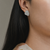 tf Exclusive Silver Beech Studs, Issy White, tomfoolery