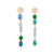 One-Of-A-Kind Opal & Jade Evermore Drop Earrings, Vazana, tomfoolery