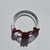 Thin Nudo Lucite Bangle Clear Red, CHOFA, tomfoolery
