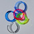 Thin Lucite Bangle Dark Blue, CHOFA, tomfoolery