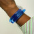 Thin Lucite Bangle Dark Blue, CHOFA, tomfoolery