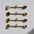 Palladio Peridot & Hot Pink Tourmaline T-Bar, metier by tomfoolery, tomfoolery