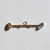Oblique Lemon Quartz & Aquamarine T-Bar, metier by tomfoolery, tomfoolery