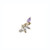 Kaleido Dawn Cluster Ear Climber, metier by tomfoolery, tomfoolery