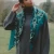 Wool & Silk Scarf Bandana Petrol Teal, Maison Lecomte Flament, tomfoolery
