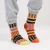 Knitted Patchwork Stripe House Socks in Earthy Sport, VERLOOP, tomfoolery