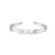 Silver Three Star Cuff, Star - By tf, tomfoolery
