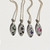 Alex Pewter Pendant Purple, Mia Vilcins, tomfoolery