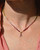 Watermelon Tourmaline Beaded Necklace, Nagle and Sisters, tomfoolery