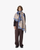 Panteo Checkered Long Scarf Blue, Inoui Editions, tomfoolery