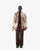 Panteo Checkered Long Scarf Beige, Inoui Editions, tomfoolery