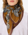 Arboris Wool Square Scarf Brown, Inoui Editions, tomfoolery