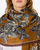 Arboris Wool Square Scarf Brown, Inoui Editions, tomfoolery