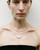 Clear Quartz Pendulum Collar Necklace, ABOAB, tomfoolery