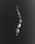 Silver Nutshell Sequence Bracelet, ABOAB, tomfoolery