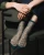 Kaktus Sheer Socks Emerald, Atelier St Eustache, tomfoolery