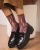 Superkilen Sheer Socks Prune, Atelier St Eustache, tomfoolery