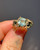 One-Of-A-Kind Seafoam Tourmaline, Green Sapphire & Moissanite Ring, Lauren MacPhail, tomfoolery