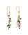 Black Diamond & Pearl Tephra Earrings, Erin Cuff, tomfoolery