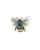 Striped Bee Brooch, Trovelore, Tomfoolery London 