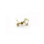 n+a New York, Single Three Diamond & 14ct Yellow Gold Stud Earrings, Tomfoolery