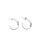 Tomfoolery, Silver Layla Knot Hoop Earrings, Karen Hallam