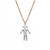 Yellow Gold & Diamond Mini Boy Pendant, Little Ones Paris, tomfoolery