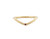 Mociun, Red Garnet & 14ct Yellow Gold Peak Band, Tomfoolery