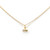 n+a New York, Tiny Diamond & 14ct Yellow Gold Tripod Pendant, Tomfoolery