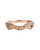 Mia Chicco: Champagne Pavé Diamond & 9ct Rose Gold Curved Ring, Tomfoolery