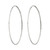 Tomfoolery, Textured Large Silver Hoop, Tf Hoops