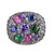 Crystal Pave Signet Ring