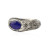 Rustic Lapiz Lazuli Signet Ring