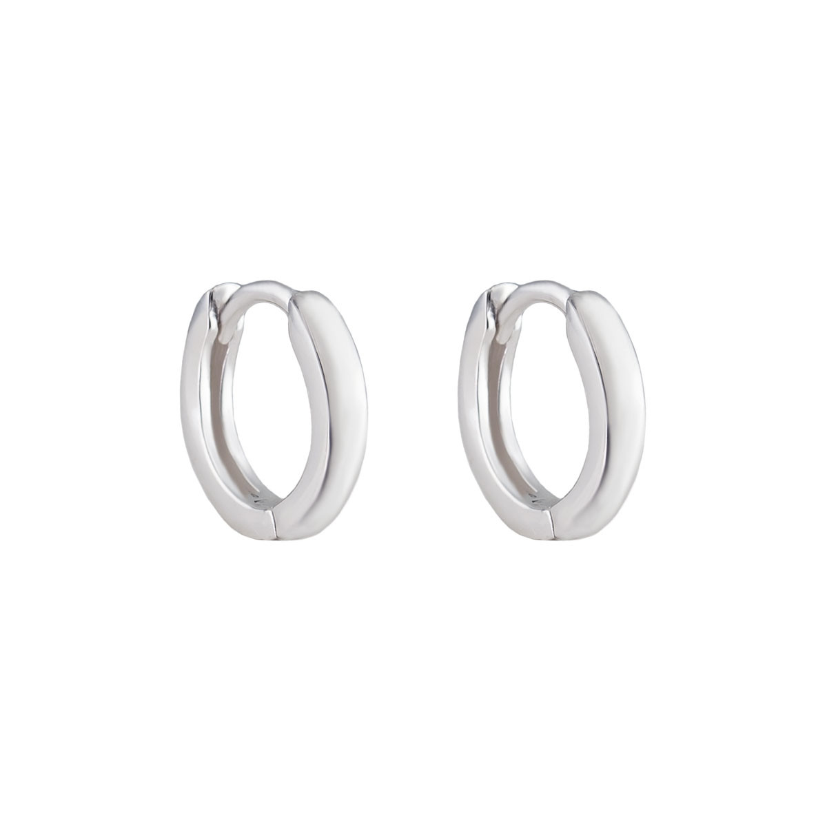 Tomfoolery, Silver Fold Hoop, Tf Hoops