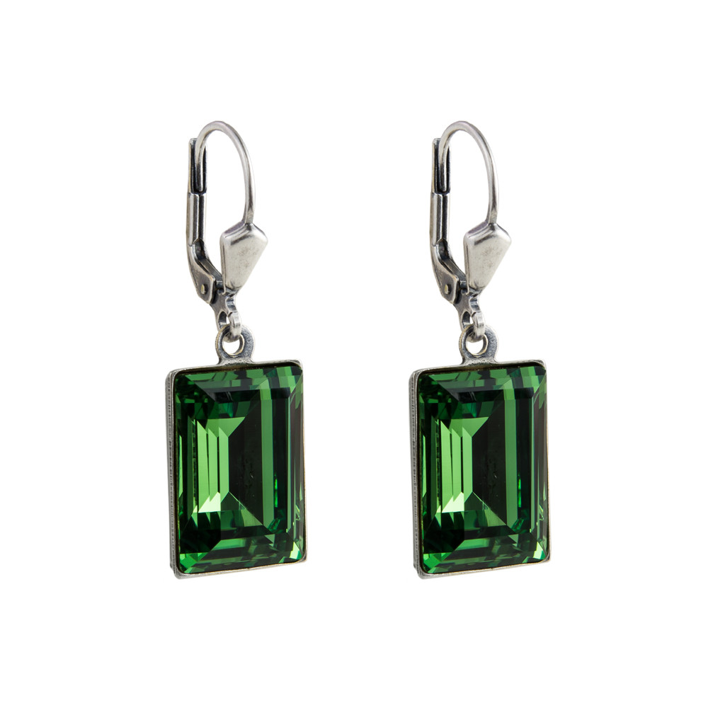 tomfoolery Crystal Flip Hook Earrings