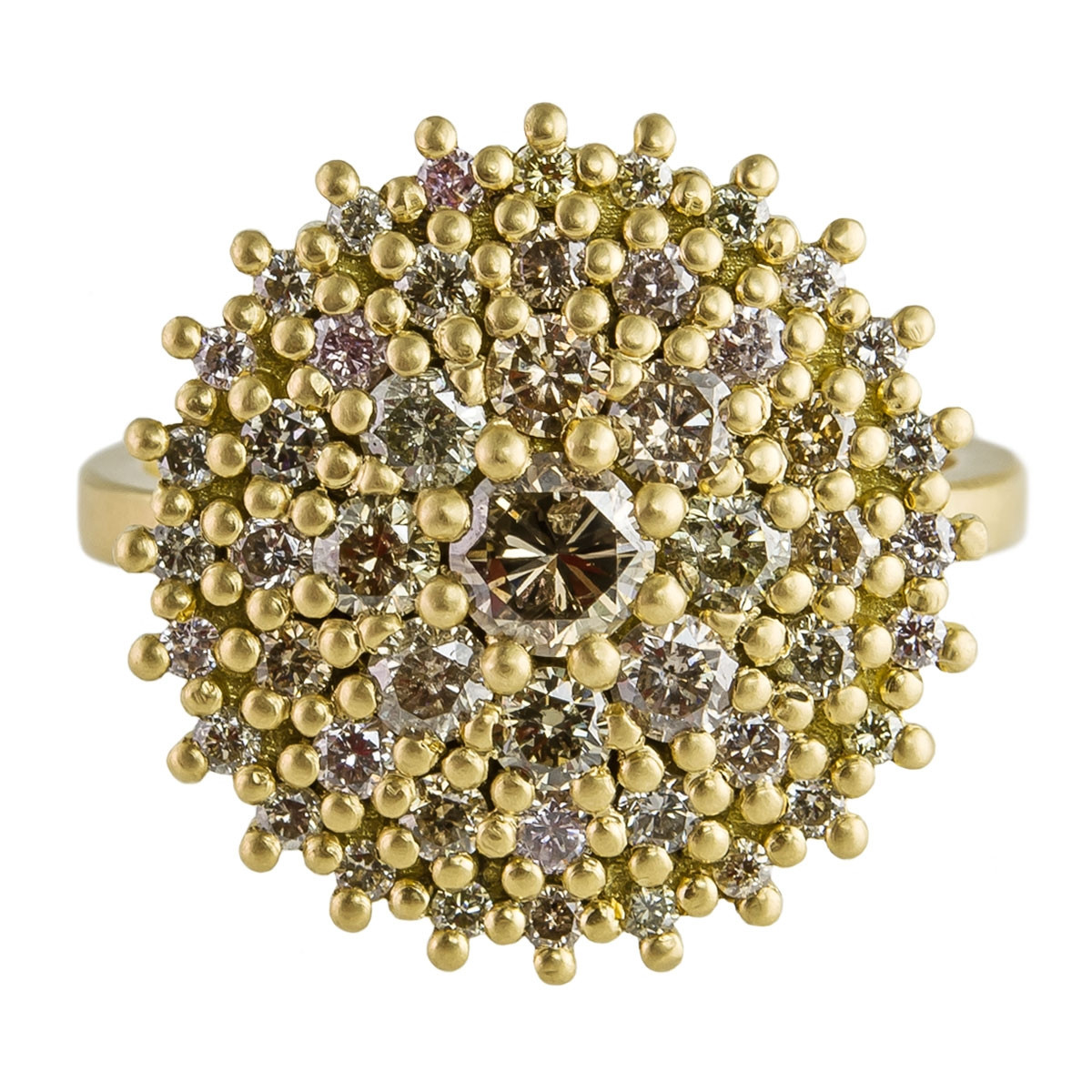 Maya Selway, One of a Kind 'Diamond Scatter’ Art Ring, Tomfoolery