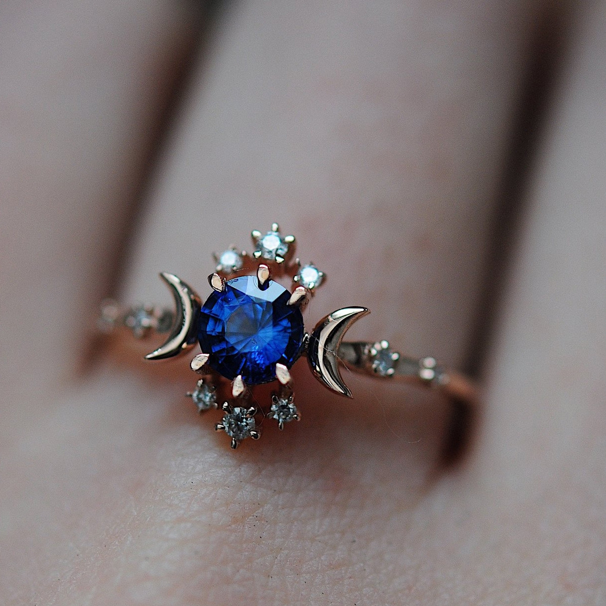 Sofia Zakia, Sapphire Wandering Star Ring, Tomfoolery