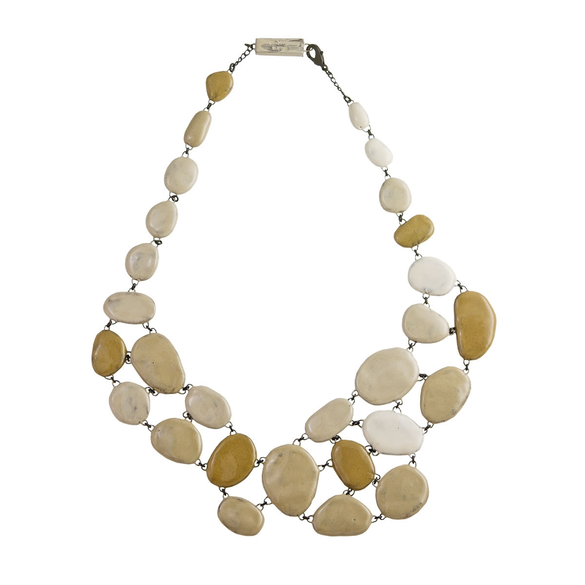 tomfoolery:  Camouflage Weaving Necklace, Claire Hequet-Chaut