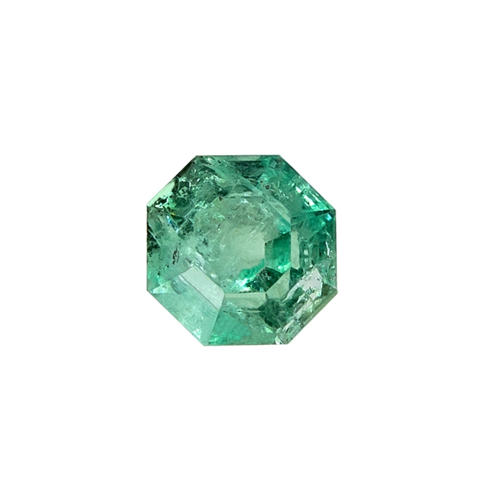 Tomfoolery, Hexagon Cut Colombian Emerald, tf Stones