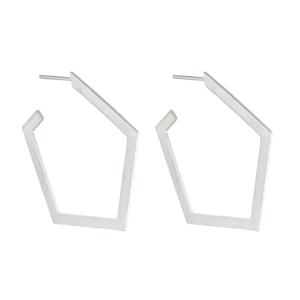 Tomfoolery: Linear Pentagon Hoops, Everyday by tomfoolery