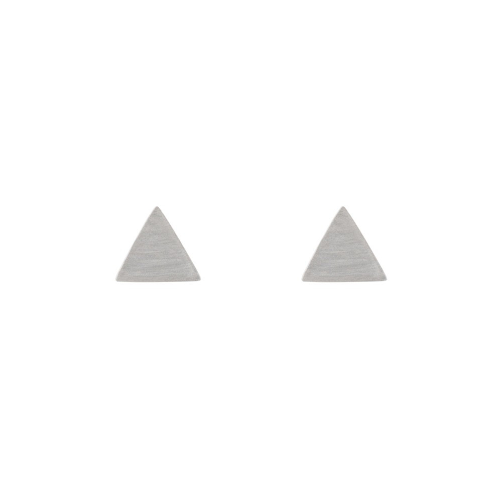 tomfoolery:  Linear Triangle Studs, Everyday by tomfoolery