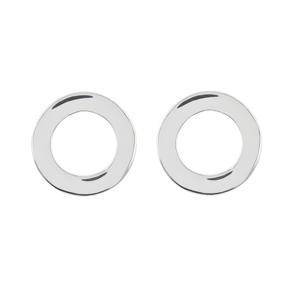 Linear Large Circle Frame Studs - Tomfoolery London