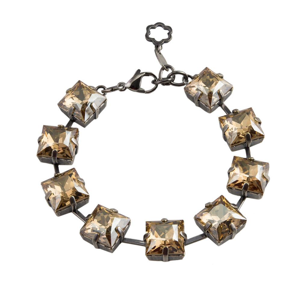 tomfoolery Square Crystal Bracelet