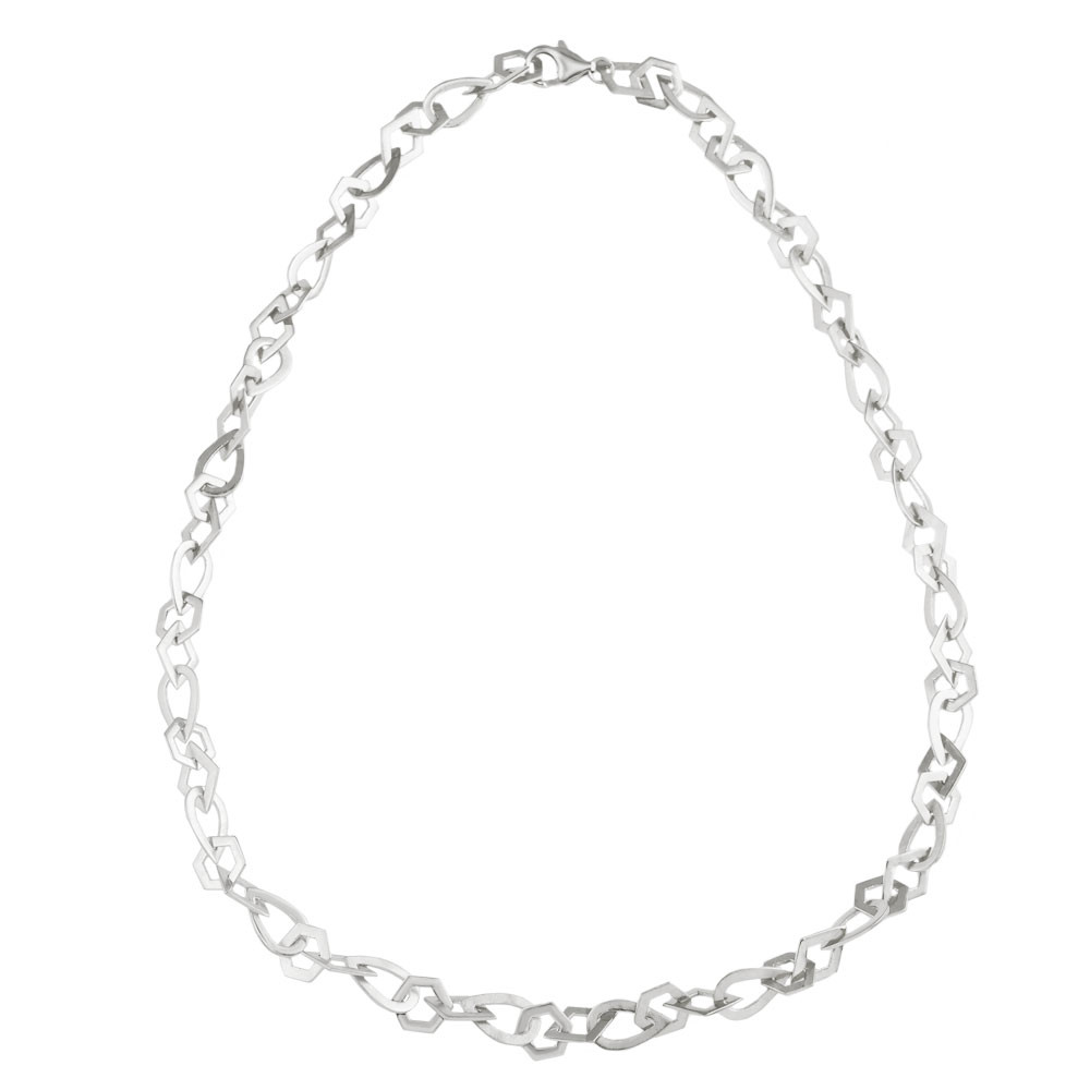 Tomfoolery: Linear Multi Shape Chain Necklace, everyday by tomfoolery