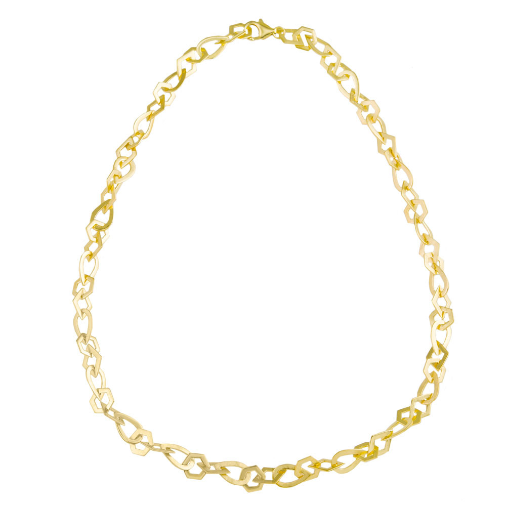 Tomfoolery: Linear Multi Shape Chain Necklace, everyday by tomfoolery